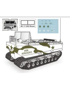 M29 Weasel-full resin kit, 1/72 - Planet Models 129-MV117
