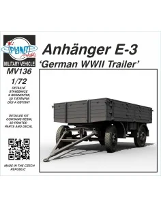 Anhänger E-3 ‘German WWII Trailer’, 1/72 - Planet Models 129-MV136