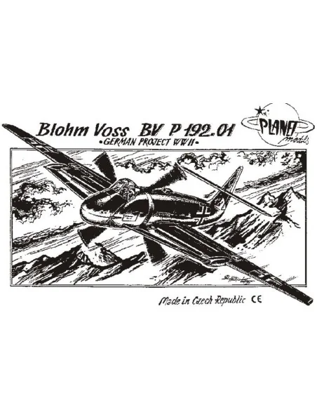 Blohm Voss BV P 192.01, WW II Projekte. - Planet Models 129-PLT001