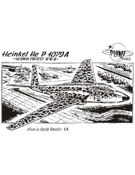 Heikel He P 1079 A WWII Projekte - Planet Models 129-PLT002