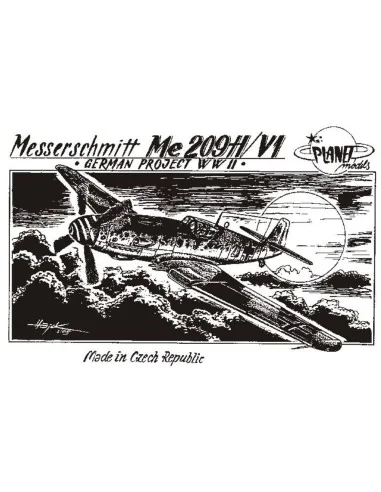 Messerschmitt Me 209 H/V1 WW II Projekte, 1/72 - Planet Models 129-...