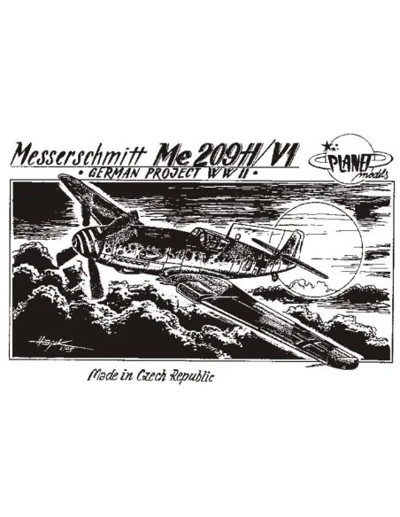 Messerschmitt Me 209 H/V1 WW II Projekte, 1/72 - Planet Models 129-...