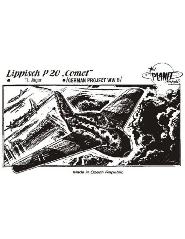 Lippisch P.20 Comet WW II Projekt - Planet Models 129-PLT014