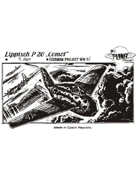 Lippisch P.20 Comet WW II Projekt - Planet Models 129-PLT014