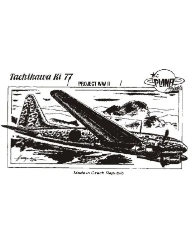 Tachikawa Ki-77 WW II Projekt - Planet Models 129-PLT016