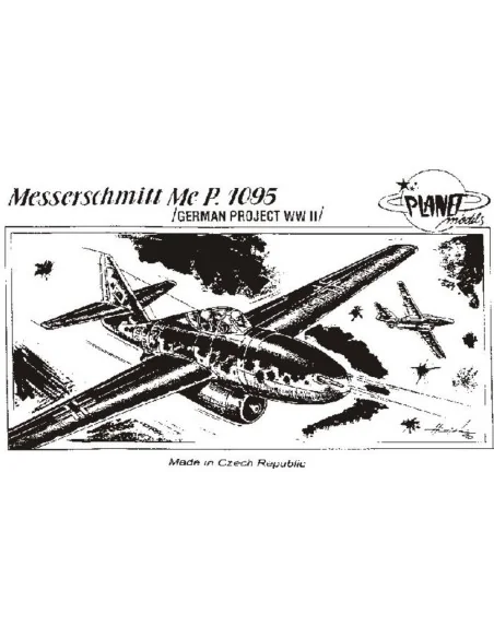 Messerschmitt Me P. 1095, WW II Projekt, 1/72 - Planet Models 129-P...