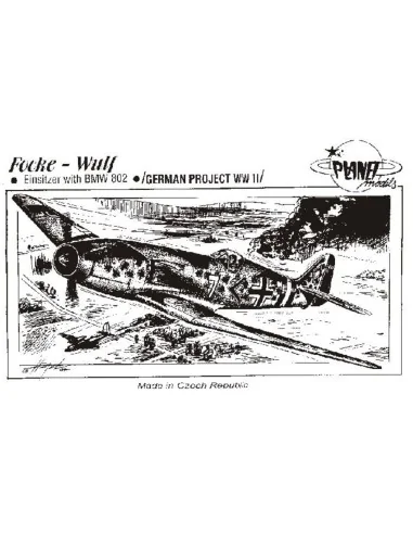 Focke-Wulf Einsitzer mit BMW 802, 1/72 - Planet Models 129-PLT019