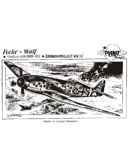 Focke-Wulf Einsitzer mit BMW 802, 1/72 - Planet Models 129-PLT019