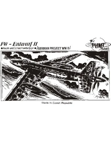 FW-Entwurf II Nacht und Schlechtwetterjäger., 1/72 - Planet Models ...