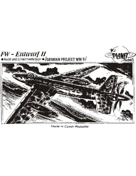 FW-Entwurf II Nacht und Schlechtwetterjäger., 1/72 - Planet Models ...