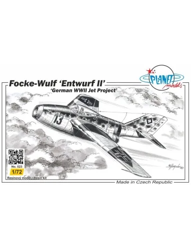 Focke-Wulf TL Jäger mit He S 011 - Planet Models 129-PLT023