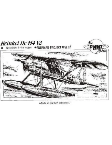 Heinkel He-114 V2 12-Zylinder-Reihentriebwerk, 1/72 - Planet Models...