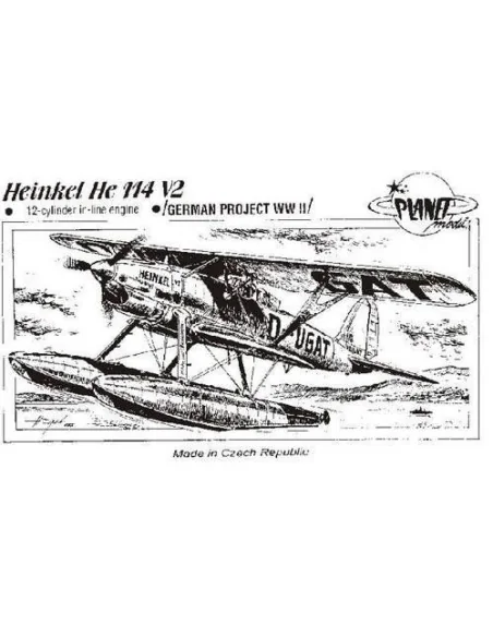 Heinkel He-114 V2 12-Zylinder-Reihentriebwerk, 1/72 - Planet Models...