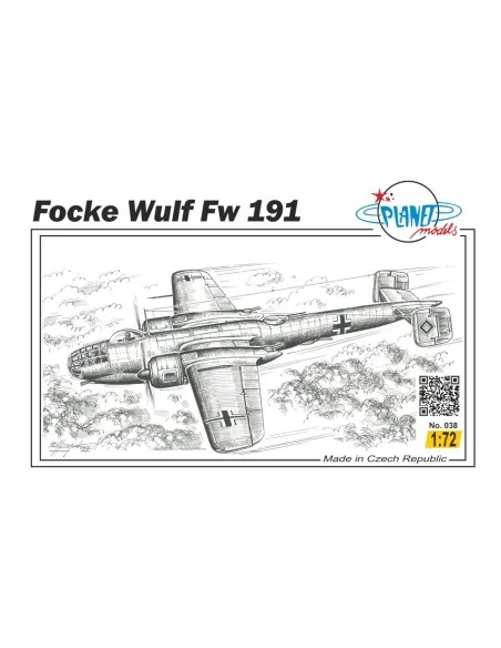 Focke-Wulf Fw-191, 1/72 - Planet Models 129-PLT038