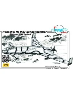 Henschel Hs p-87 - Planet Models 129-PLT043