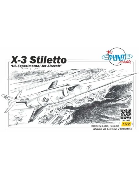Douglas X-3 Stilleto - Planet Models 129-PLT045