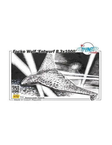 Fw Entwurf B 3x1000 Delta Bomber - Planet Models 129-PLT047