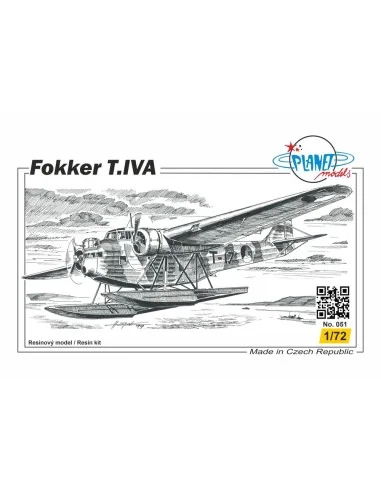 Fokker T Iva Wasserflugzeug - Planet Models 129-PLT051