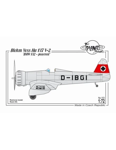 Blohm Voss Ha 137V-2, 1/72 - Planet Models 129-PLT103