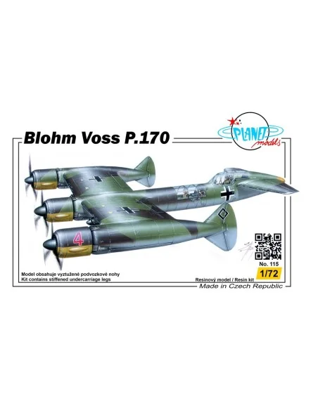 Blohm & Voss P.170 Schnell Bomber - Planet Models 129-PLT115