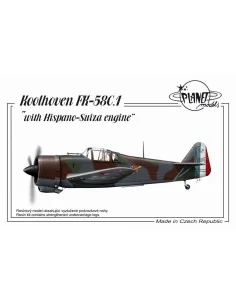 Koolhoven FK 58 With Hispano Suiza Engine - Planet Models 129-PLT179