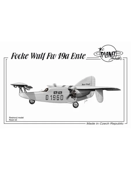 Focke Wulf Fw 19a Ente - Planet Models 129-PLT183