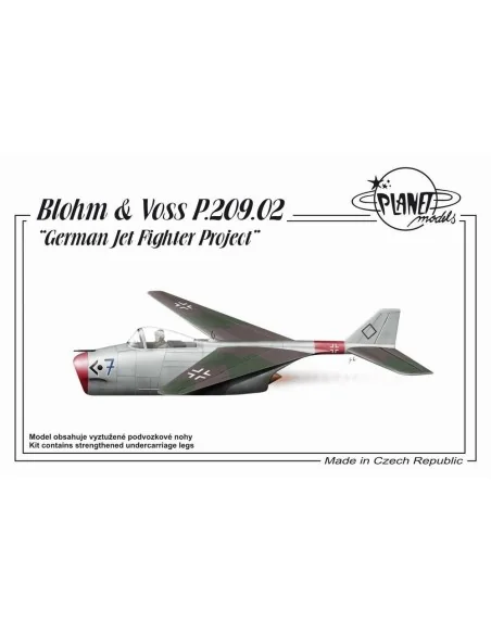 Blohm & Voss P.209 German Jet Fighter Project - Planet Models 129-P...