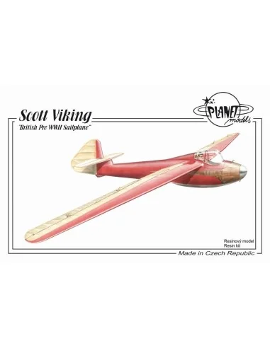 Scott Viking British Pre WWII Sailplane - Planet Models 129-PLT191