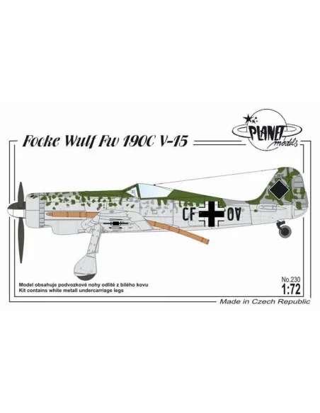 Focke Wulf Fw 190C V-15 - Planet Models 129-PLT230