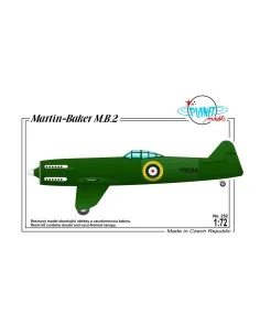 Martin-baker MB-2 British Fighter Protot, 1/72 - Planet Models 129-...