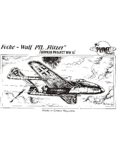 Focke-Wulf PTL Flitzer - Planet Models 129-PLT025