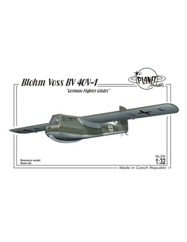Blohm Voss BV 40V-1 German Fighter Glider - Planet Models 129-PLT204