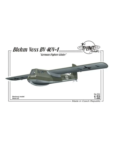 Blohm Voss BV 40V-1 German Fighter Glider - Planet Models 129-PLT204