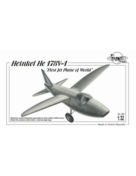 Heinkel He 178 First Jet Plane of World, 1/32 - Planet Models 129-P...