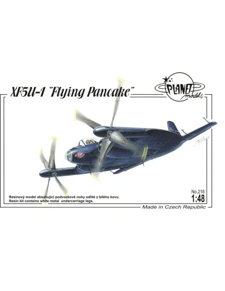 XF5U-1 Flying Pancake - Planet Models 129-PLT216