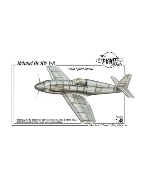 Heinkel He 100V-8 World Speed Record - Planet Models 129-PLT229
