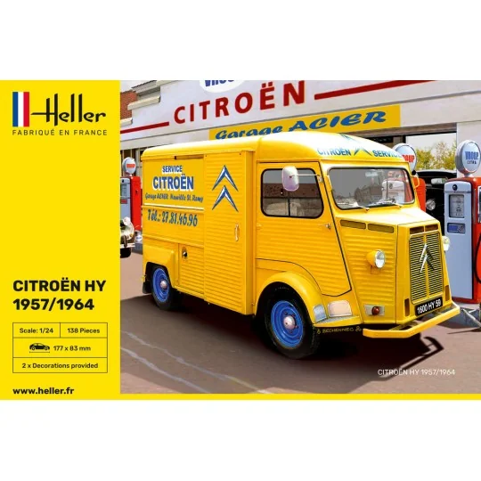 CITROEN HY 1957/1964, 1/24 - Heller 80744 CITROEN HY 1957/1964, 1/24 - Heller 80744