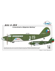 Aero A-304 "Czechoslovak & Bulgarian S.", 1/48 - Planet Models 129-...