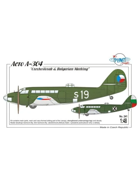 Aero A-304 "Czechoslovak & Bulgarian S.", 1/48 - Planet Models 129-...