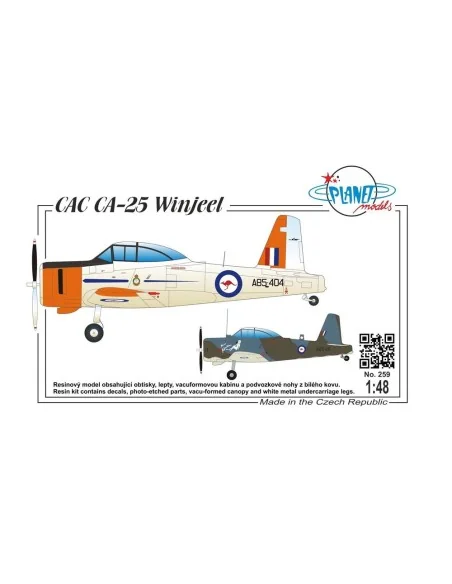 CAC CA-25 Vinjeel, 1/48 - Planet Models 129-PLT259