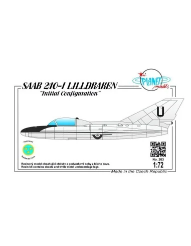 SAAB 210-I LILLDRAKEN Initial Configurat, 1/72 - Planet Models 129-...