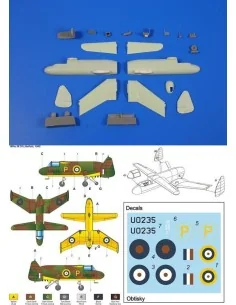 Miles M.35 Libellula, 1/72 - Planet Models 129-PLT267