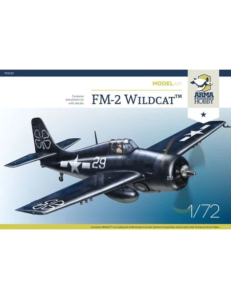FM-2 Wildcat Model Kit, 1/72 - Arma Hobby 70033