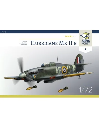 Hurricane Mk IIb Model Kit, 1/72 - Arma Hobby 70043