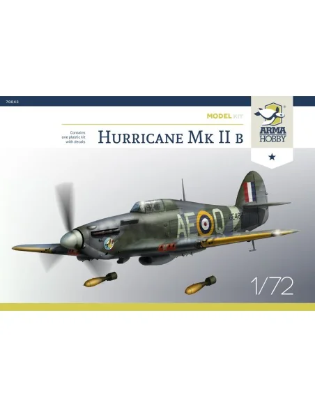 [NO_DESC] Hurricane Mk IIb Model Kit, 1/72 - Arma Hobby 70043