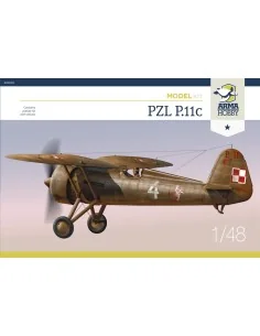 PZL P.11c Model Kit, 1/48 - Arma Hobby 40002