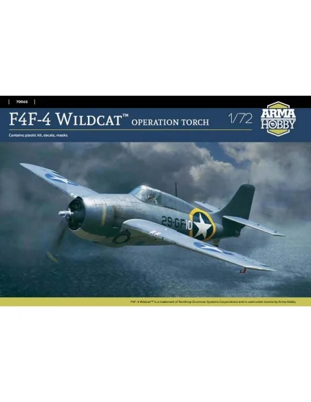 F4F-4 Wildcat® Operation Torch, 1/72 - Arma Hobby 70065