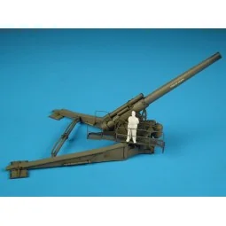 M1 240mm howitzer IN FIRE POSITION, 1/72 - Hauler HLP72006