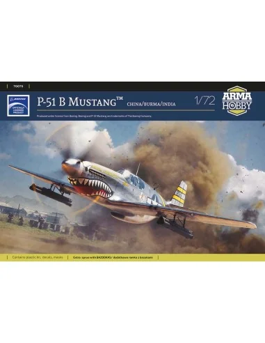 P-51B Mustang™ CBI, 1/72 - Arma Hobby 70075