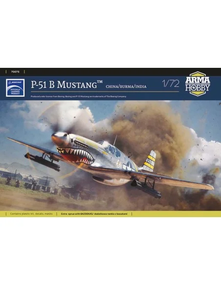 [NO_DESC] P-51B Mustang™ CBI, 1/72 - Arma Hobby 70075